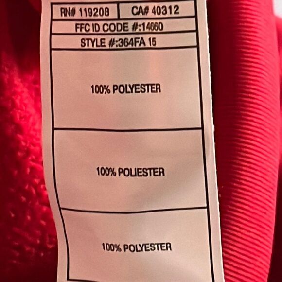 Adidas Nebraska Cornhuskers Hoodie Sz. M - Picture 7 of 9